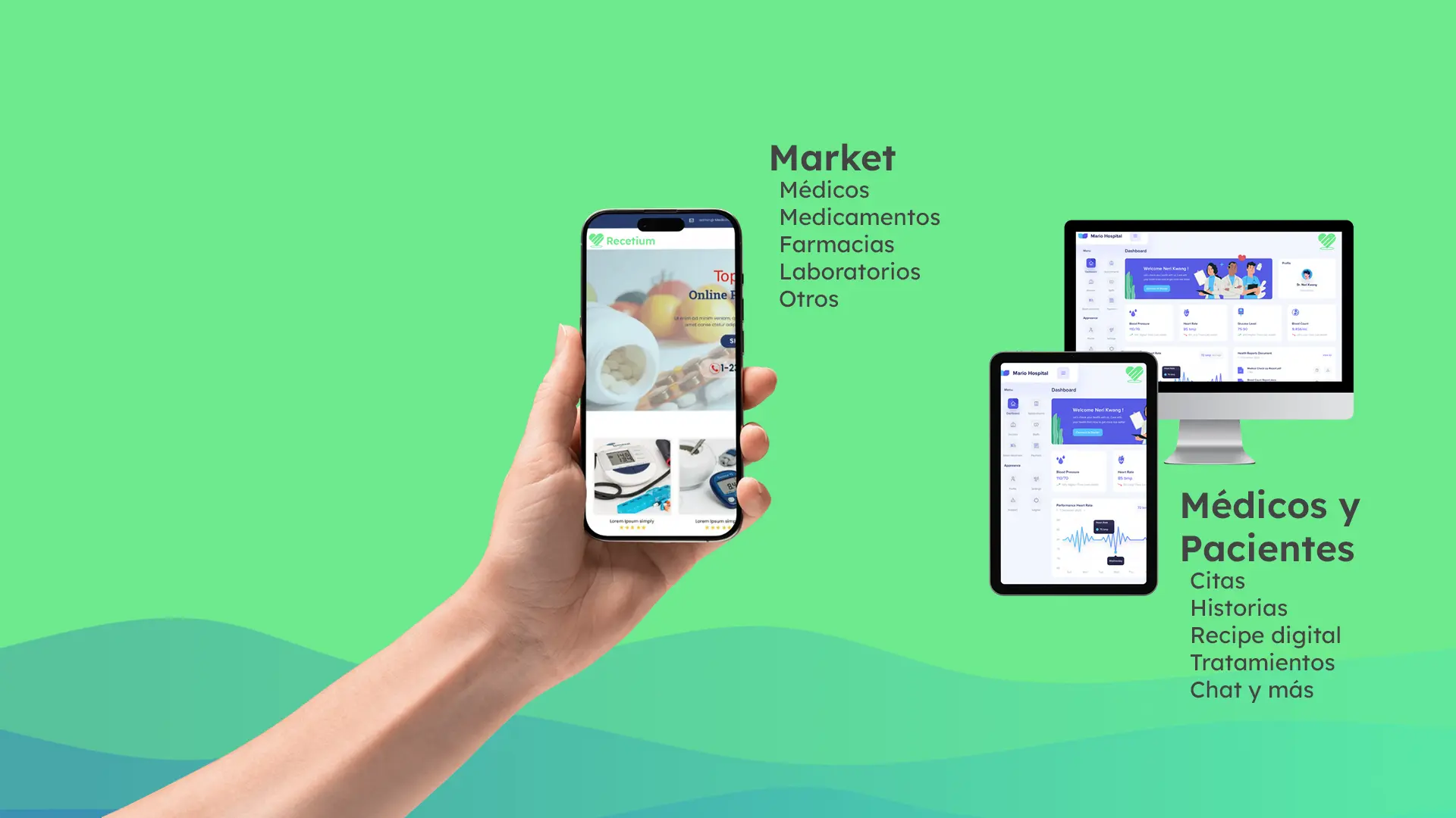 Recetium banner medicamentos medicos farmacias clinicas